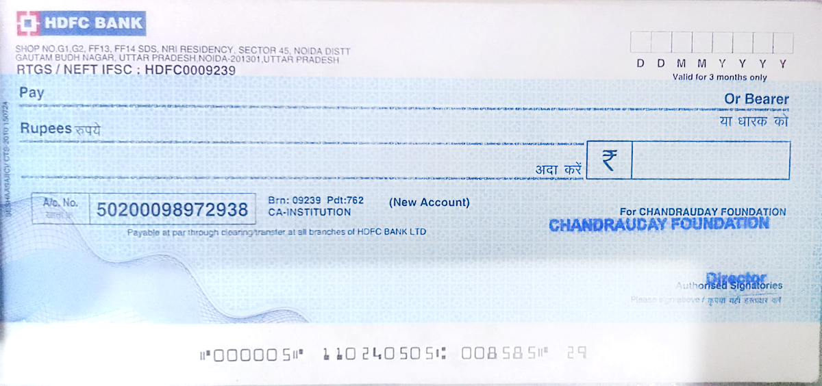 cheque
